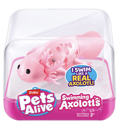 Pets Alive Kylpylelut - uinti Axolotl - Vaaleanpunainen