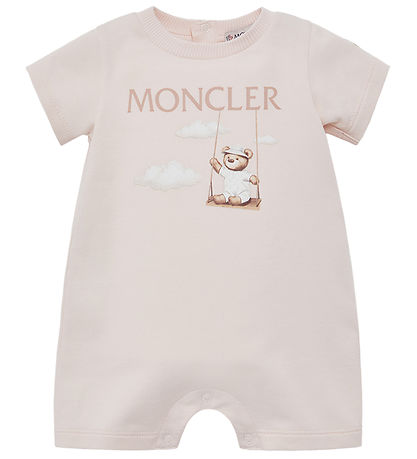 Moncler Summer Romper - Pink w. Print