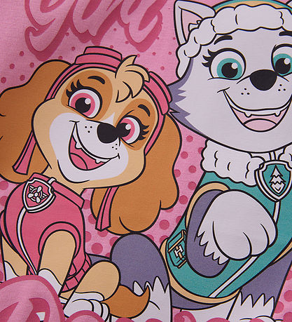 Minymo Stuttermabolur - Paw Patrol - Rósablóm