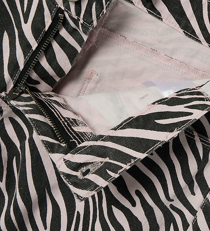LMTD Trousers - NlfZebra - Pink Marshmallow/Raven Zebra