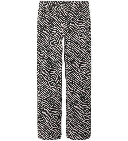 LMTD Trousers - NlfZebra - Pink Marshmallow/Raven Zebra