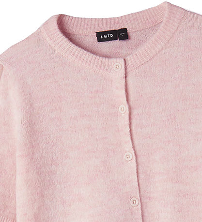 LMDT Cardigan - Prjónað - NlfLodet - Bleikt Tulle