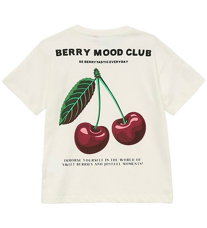 Vero Moda Girl Stuttermabolur - VmPhotostatic - Snow White/Straw
