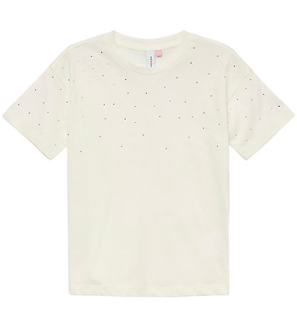Vero Moda Girl Stuttermabolur - VmSparkly - Snow White/Rhineston