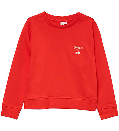 Vero Moda Girl Sweatshirts - VmBrenda - Fiery Red/Cherryfic
