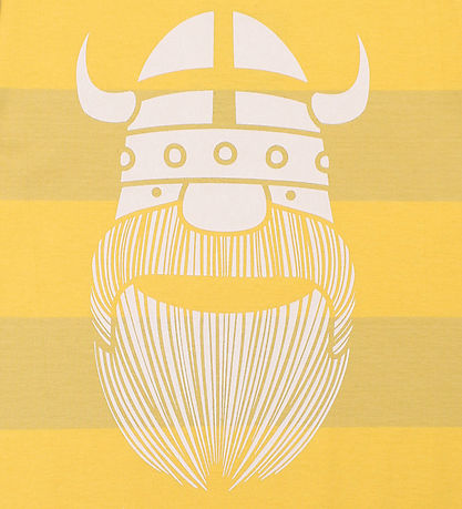 Danefæ Stuttermabolur - Danerainbow hringir - Faded Yellow/Yello