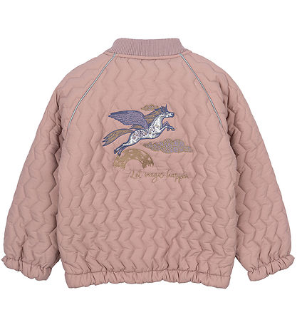 Mikk-Line Bomber Jacket - Woodrose w. Unicorn