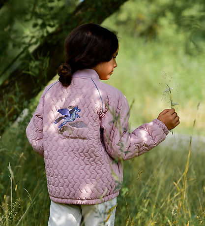 Mikk-Line Bomber Jacket - Woodrose w. Unicorn