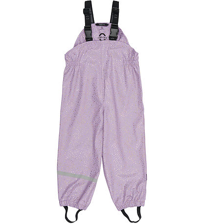 Mikk-Line Regnföt M. axlaböndum - PU - Lavender Aura M. Gull dop