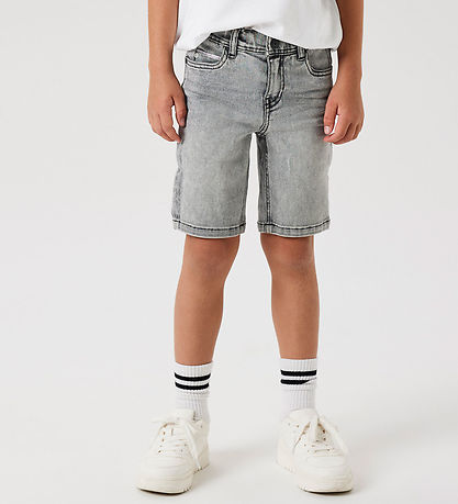 Name It Shorts - Noos - NkmTheo - Light Grey Denim