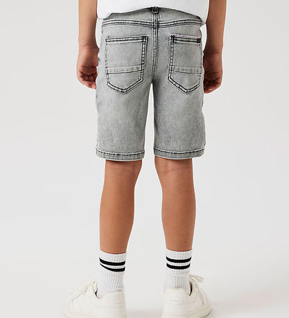 Name It Shorts - Noos - NkmTheo - Light Grey Denim