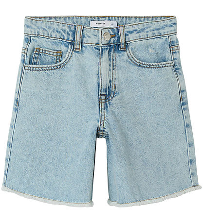 Name It Shorts - Noos - NkfBella - Light Blue Bleched Denim