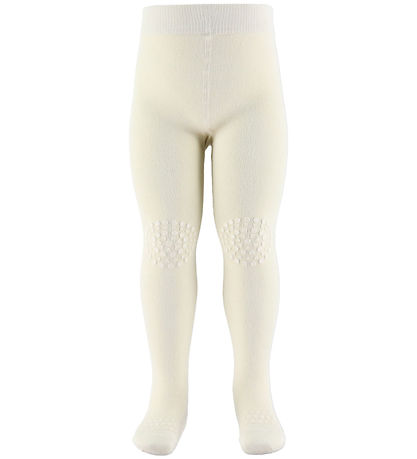 GoBabyGo Tights - Non-Slip - Bamboo - Off White