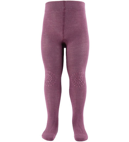 GoBabyGo Tights - Non-Slip - Bamboo - Misty Plum