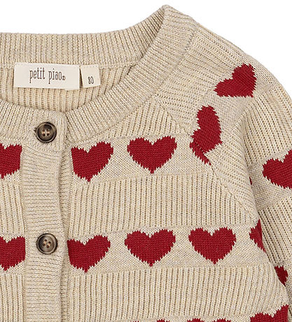 Petit Piao Cardigan - Prjónað - Heart
