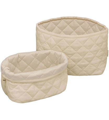 Cam Cam Aufbewahrungskörbe - 2er-Pack - 22x15/24x17 cm - Praline
