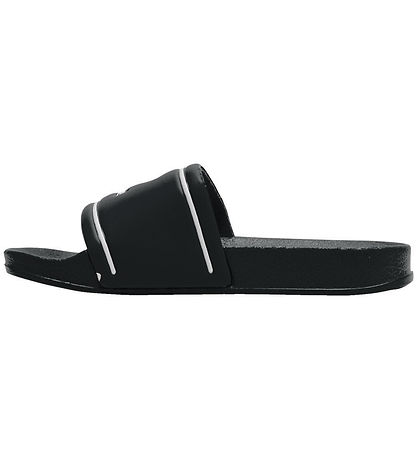 Hummel Flip Flops - Pool Slide Jr - Black/White