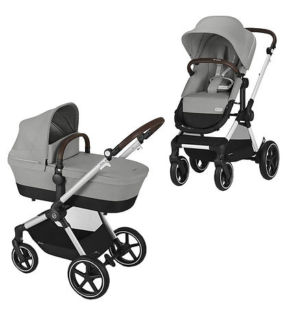 Cybex Stroller/Pram - Eos Lux - 2-I-1 - Stone Grey