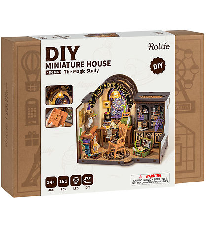 Rolife Miniature diorama - DIY - The Magic Study DG166 - 267 Set