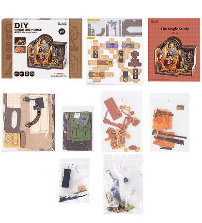 Rolife Miniature diorama - DIY - The Magic Study DG166 - 267 Set