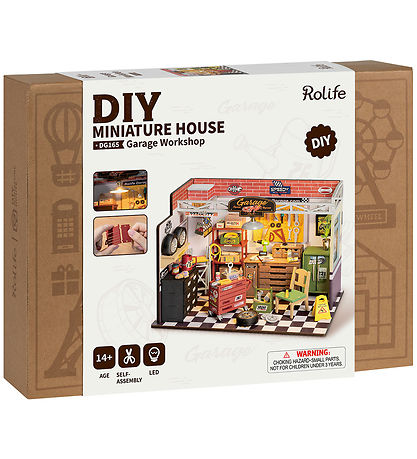Rolife Miniature diorama - DIY - Garage Workshop DG165 - 157 Set