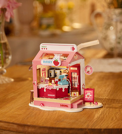 Rolife Smá diorama - DIY - Strawberry Mjólk Box DS034 - 73