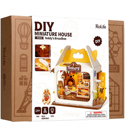 Rolife Miniature diorama - DIY - Teddy's Breadbox DS033 - 67 Set