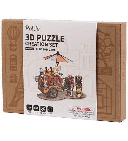 Rolife Miniature diorama - DIY - Blossom Cart TGS03 - 187 Parts
