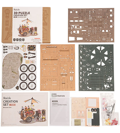 Rolife Miniature diorama - DIY - Blossom Cart TGS03 - 187 Parts