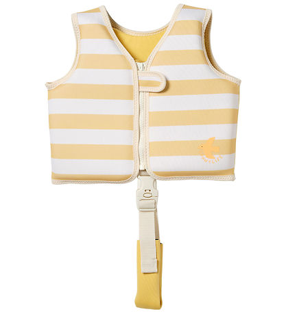 SunnyLife Simväst - Sid Måsen - Mustard Stripe