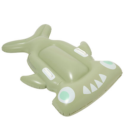 SunnyLife Pool Mattress - 116.5x78 cm - Salty The Shark - Khaki