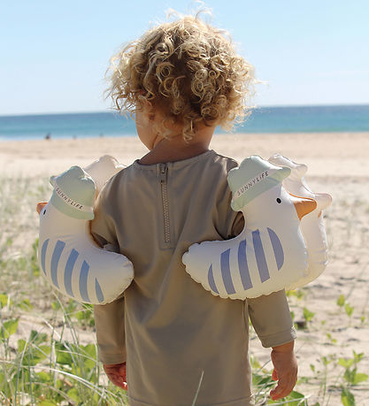 SunnyLife Armpuffar - 3-6 år - Sid Måsen - Blue Stripe
