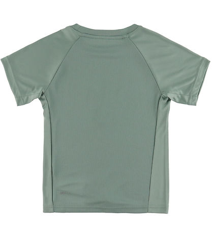 Puma Stuttermabolur - Active Sports Grafík - Green Tungl