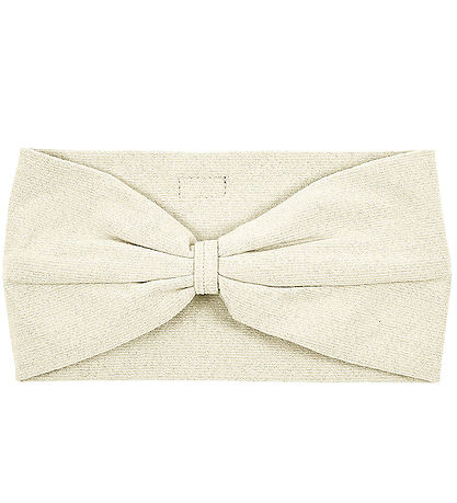 Racing Kids Headband - Ivory w. Bow