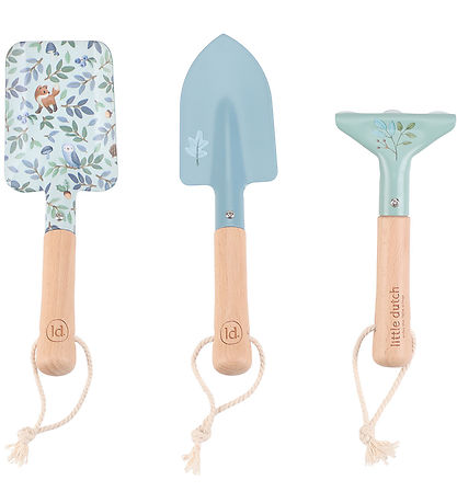 Little Dutch Trädgårdsredskap - 3-pack - Forest Friends - Blå