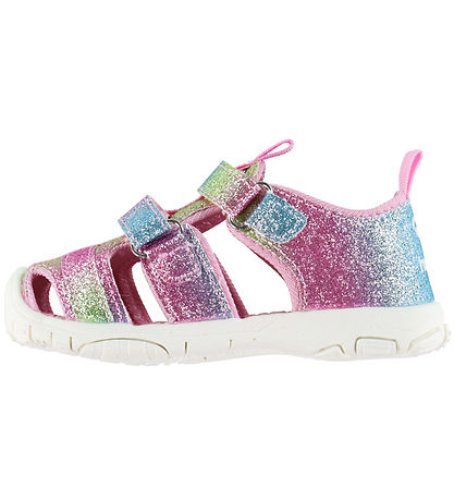 Hummel Sandalen - Klettband Infant - Weiß/Mehrfarbig Glitzer