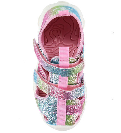 Hummel Sandalen - Klettband Infant - Weiß/Mehrfarbig Glitzer