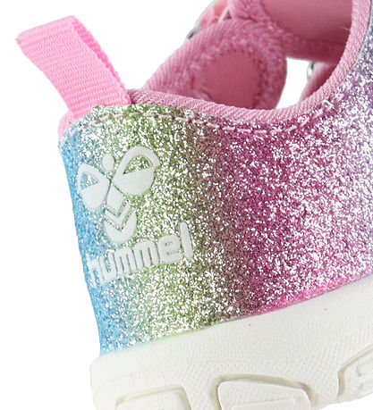 Hummel Sandalen - Klettband Infant - Weiß/Mehrfarbig Glitzer