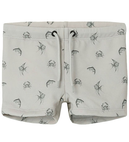 Lil' Atelier Swim Trunks - NmmFlorio - Vapor Blue