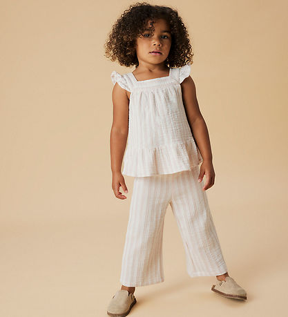 Lil' Atelier Trousers - NmfFemke - Coconut Milk/Morganite