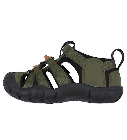 KEEN Sandalen - Seacamp II CNX C - Dark Olive/Gold Flamme