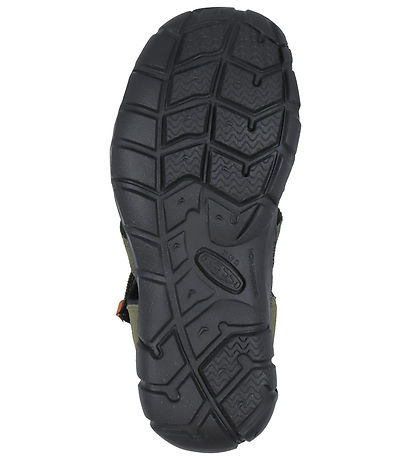 KEEN Sandals - Seacamp II CNX Y - Dark Olive/Gold Flame