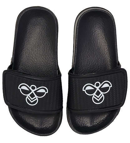 Hummel Badesandalen - Pool Slide Jr - Schwarz