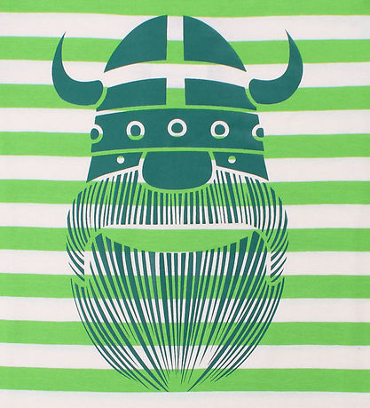 Danefæ T-shirt - Danebasic - Bright Green/Chalk Erik
