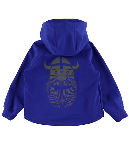 Danefæ Softshell Jacket w. Fleece - DanEmil Brushed - Deep Blue/