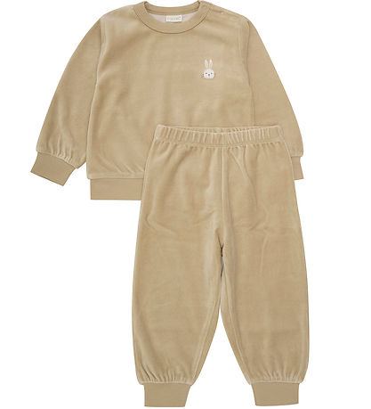 Fixoni Velour set - Sesame