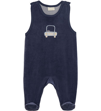Fixoni Sparkdräkt m. Body l/ä - Velour - Indigo Blue
