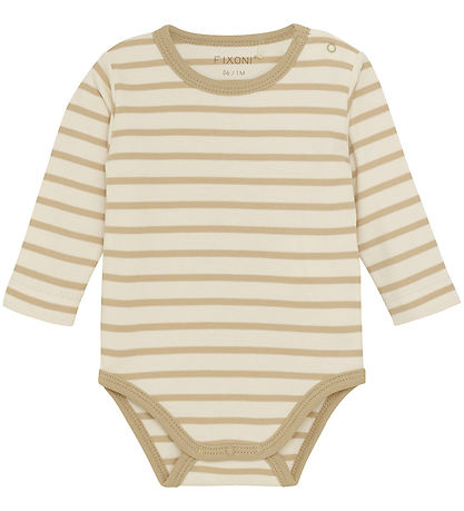 Fixoni Romper m. Voetjes m. Romper l/s - Fluweel - Sesam