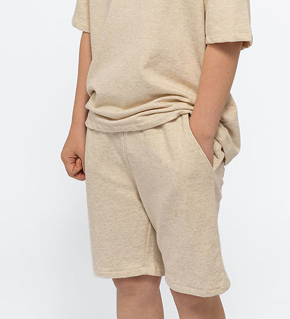 The New Sweat Shorts - TnNorvalde - Oatmeal Melange