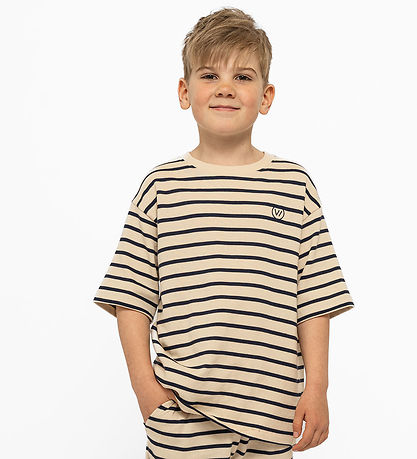 The New Stuttermabolur - TnNero - Mood Indigo Striped